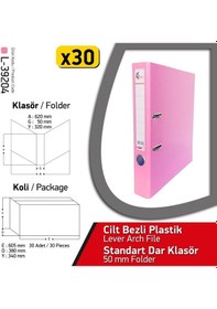 Resim Laçin Klasör Pembe Dar 30 Adet 1 Koli 