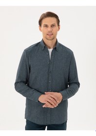 Resim Pierre Cardin Erkek Yeşil Gömlek Desenli 50292662-vr054 Yeşil 