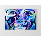 Resim Deniz Çerçeve Soyut Reprodüksiyon Tablosu-Çerçevesiz - 40X60 