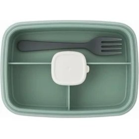 Resim Storemax Store Sızdırmaz Lunch Box – 3 Bölmeli Yemek Kabı | Öğle Yemeği Kutusu | Saklama Kabı | Bpa Içermez (Yeşil) 