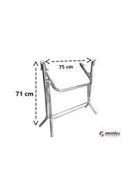 Resim Arıcıoğlu_Ticaret Metal Katlanır Masa Ayağı Bahçe Masa Ayağı (546840618) 