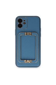 Resim artlab Art İphone 12 Kılıf Coco Elit Kapak - Mavi Lab 