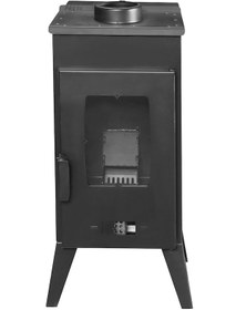 Resim Geniş Camlı Pelet Şömine Sobası - 5 Kw, Ayarlanabilir Isı Teknolojisi Sm31 