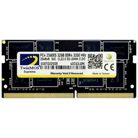 Resim TwinMOS DDR4 32GB 3200MHz Notebook Ram (MDD432GB3200N) 