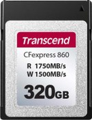 Resim Transcend TS320GCFE860 320 GB CFexpress 860 B Tipi Hafıza Kartı 