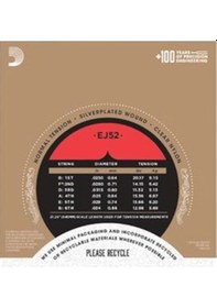 Resim Daddario EJ52 Klasik Tel Set Alto Guitar 