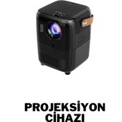 Resim HALL BREATHE Taşınabilir Android projeksiyon cihazı, 1080p, 5G Wi-Fi, Bluetooth, ev sineması 