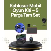 Resim Mobilde Konsol Deneyimi – 5in1 Bluetooth Oyun Seti (Ios ve Android Uyumlu) 