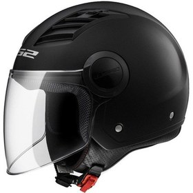 Resim Ls2 Of 562 Aırflow Mat Siyah Motosiklet Kaskı 