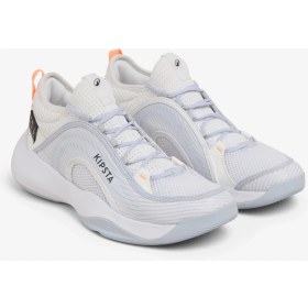 Resim Decathlon Allsix Beyaz Voleybol Ayakkabısı 500 Erkekler İçin Konforlu Tasarım ve Nefes Alabilir Malzeme 