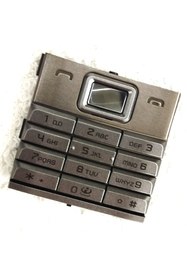Resim Nokia 8800 Sirocco Krom Silver Orijinal Tuş Takımı 