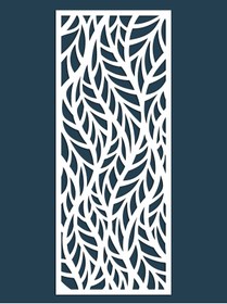 Resim Liar Dekor Liar Ahşap Seperatör (Paravan) - KSP-194 - (18 mm) - (69 cm x 139 cm) - (Beyaz) 