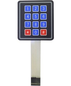 Resim Motorobit-3X4 Membran Tuş Takımı - Keypad 