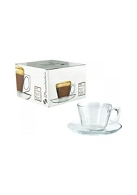 Resim Paşabahçe 97302 Vela Fincan Takımı 195 Cc 12 Parça Şeffaf 