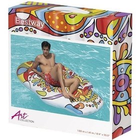 Resim Bestway 43194 Pop Desenli Skull Ada Yatak 193 Cm Çok Renkli 