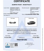 Resim Dega Volkswagen Passat Ön Tampon 05- / Tüv Orjinal Ref. No: 3c0807217dgru Uyumlu Wos07pa031t 
