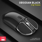 Resim Jingyi Küçük Orta El Mini Kablosuz Fare 2.4g Bluetooth Bilgisayar Dizüstü Dizüstü Macbook Pad Tablet Şarj Edilebilir Sessiz Mause (Yurt Dışından) 