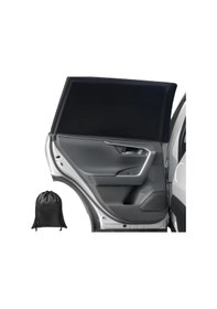 Resim Dashanshop 2'li Araç Yan Cam Güneşlik Seti - Uv Koruma Gizlilik Polyester Çoğu Arabaya Uyumlu 39.8x18.9cm 