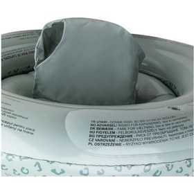 Resim Swim Essentials Leopard Green Bebek Sırt Destekli Yüzme Simidi 