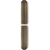 Resim 9022 -Çizgili Kulp Antik Renk Tek Adet 96 mm Antik Tek Ebat SSY9022 0096 Abm 