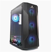 Resim GameBooster GB-G3309B 550w 80+ ATX USB 3.0 Mesh RGB Fan Siyah Atx Kasa 