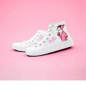 Resim LİASSHOES pembe hayvan keten çocuk spor ayakkabı sneaker 
