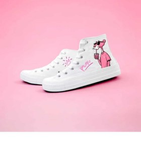 Resim LİASSHOES pembe hayvan keten çocuk spor ayakkabı sneaker 
