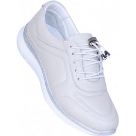 Resim Missmama 003 Gri Kadın Hakiki Deri Casual Ayakkabı Gri 