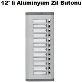 Resim 12 Li Alüminyum Zil Butonu 