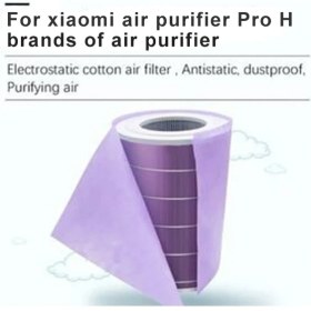 Resim Filterhauz I Xiaomi Mi Air Purifier Pro H Için Toz Tutucu Filtre 10 Adet 