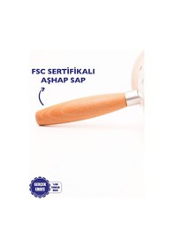 Resim Black Cupid Emaye Ahşap Saplı Cezve 500ml-6 Kişilik 
