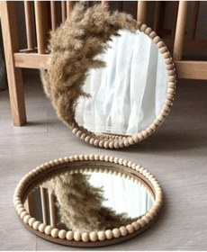 Resim Pampas Ayna Boncuklu Boncuk Ayna 