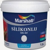Resim Marshall Silikonlu Özel Mat Badem Ezmesi 7,5 Lt (10 Kg) 