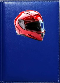 Resim Promosyon Denizi Kask Görselli Lacivert Ruhsat Kabı 