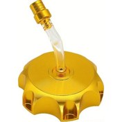 Resim Cloudstore Extreme Thief Bosher Titan M1-m8 Off-road Motosiklet Yakıt Tank Kapağı Altın Dayanıklı Alüminyum Alaşım 