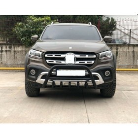 Resim Vokswagen Amarok 2010+ Off Road Siyah Karterli Ön Koruma Ön Tampon Koruma Demiri Informplus Aqm4wd Pwt03 
