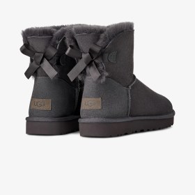 Resim Ugg Mini Bailey Bow Kadın Gri Bot 1016501 Gri 