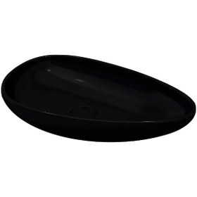 Resim Bocchi Etna Çanak Lavabo 58 CM Parlak Siyah 1114-005-0125 