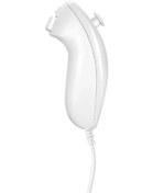 Resim Beyaz-1 Adet-sol Sağ El Nunchuck Wii El Kavisli Oyun Kolu Denetleyicisi Nintendo Wii Oyun Denetleyicisi Nunchuck Wii Gamepad Için 