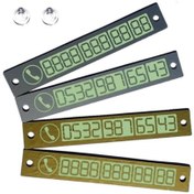 Resim FırsatVar Vantuzlu Araç Içi Fosforlu Telefon Numara Plakası 