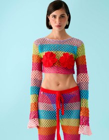 Resim Viola Floral Top - S 
