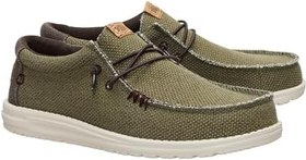 Resim HEYDUDE Wally Braided Mokasen Erkekler için, Yeşil/Kahverengi - 40003-3CI 