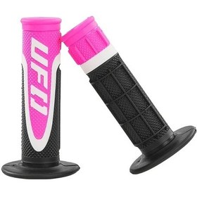 Resim Hightower Pembe Motosiklet Gidon Tutacakları Kawasaki Suzuki Honda Atv Motokros 