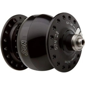 Resim Shimano Son 28 Dinamo Göbek V-fren 6v 3.0watt 36d Qr Siyah Siyah 