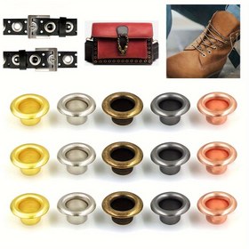 Resim 100 adet 4-14mm Metal Göz Delikleri 