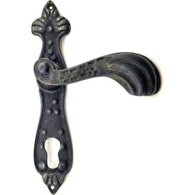 Resim HERŞEYBURDAMODA Antika Tarz Dekoratif Pirinç Mevlana Oda Kapı Kolu - 228X48 Mm, Oksit 