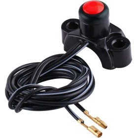 Resim Sharplace Evrensel Motosiklet Atv 7/8 "gidonlar Mounts Öldür Durdurma Düğmesi Anahtarı Kırmızı 