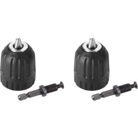 Resim Dadata 4 Adet Elle Sıkıştırma Seti Adaptör Ağır Hizmet Tipi 10MM Anahtarsız Matkap Adaptör Donanım Aletleri ile (Yurt Dışından) 