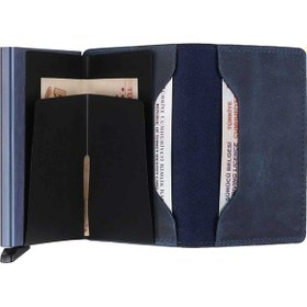 Resim Walsmart Slim Crazy Akıllı Mekanizmalı Cüzdan Hakiki Deri 