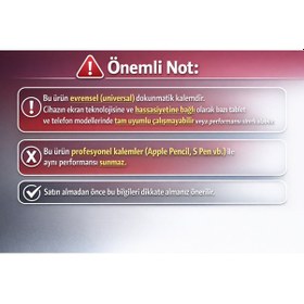 Resim Lenovo Tab M10 Tb328fu Uyumlu Rainbow Tablet Stylus Kalem Seti Yedek Uçlu 